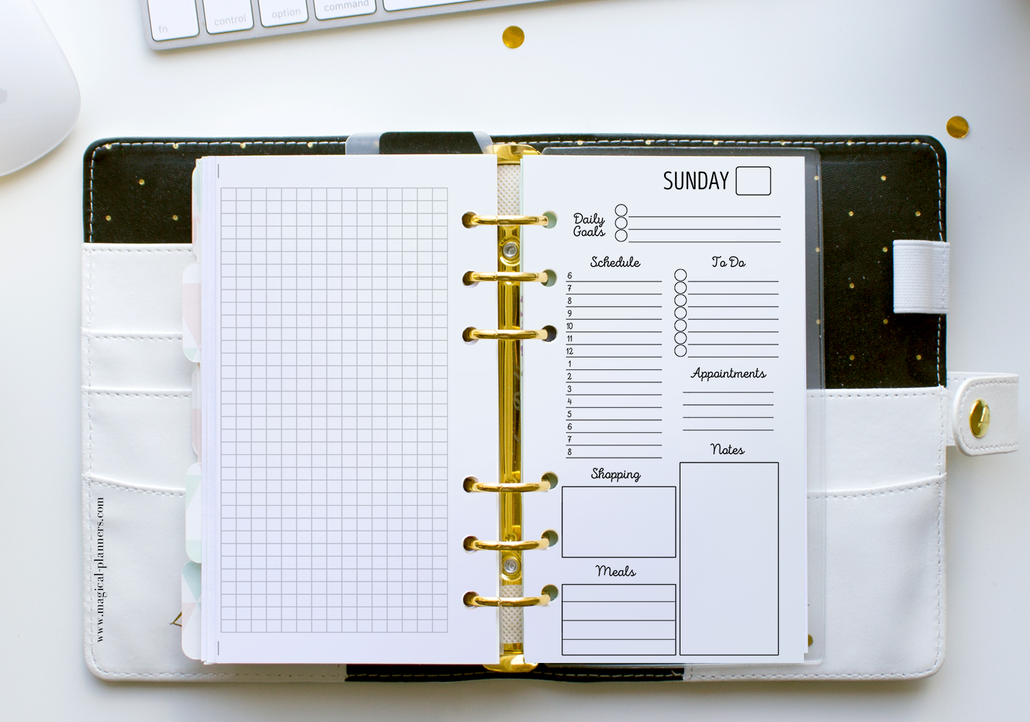 Daily Planner Inserts PERSONAL SIZE Magical Planners